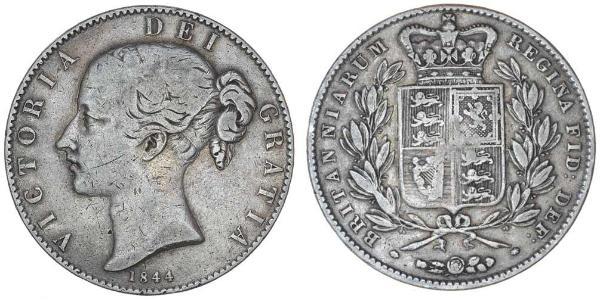 1 Crown Reino Unido de Gran Bretaña e Irlanda (1801-1922) Plata Victoria (1819 - 1901)