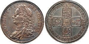 1 Crown Reino de Gran Bretaña (1707-1801) Plata Jorge II (1683-1760)