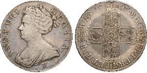 1 Crown Reino de Inglaterra (927-1649,1660-1707) Plata Ana de Gran Bretaña(1665-1714)