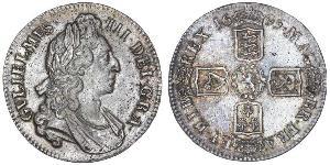 1 Crown Reino de Inglaterra (927-1649,1660-1707) Plata Guillermo III (1650-1702)