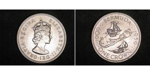 1 Crown Bermuda Silber Elizabeth II (1926-2022)