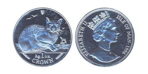 1 Crown Isle of Man Silber 