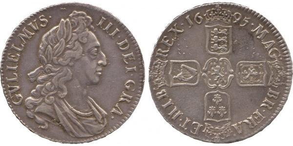 1 Crown Königreich England (927-1649,1660-1707) Silber Wilhelm III (1650-1702)