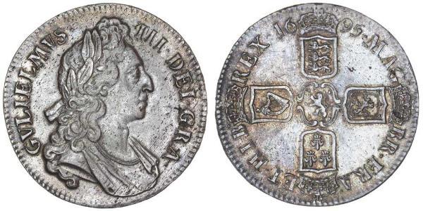 1 Crown Königreich England (927-1649,1660-1707) Silber Wilhelm III (1650-1702)