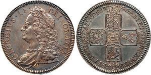 1 Crown Königreich Großbritannien (1707-1801) Silber Georg II (1683-1760)