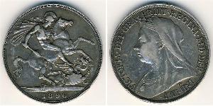 1 Crown Vereinigtes Königreich Silber 