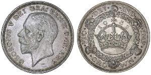 1 Crown Vereinigtes Königreich (1922-) Silber George V (1865-1936)