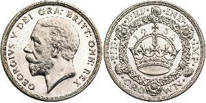 1 Crown Vereinigtes Königreich (1922-) Silber George V (1865-1936)