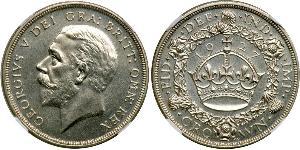 1 Crown Vereinigtes Königreich (1922-) Silber George V (1865-1936)