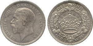 1 Crown Vereinigtes Königreich (1922-) Silber George V (1865-1936)