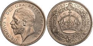 1 Crown Vereinigtes Königreich (1922-) Silber George V (1865-1936)