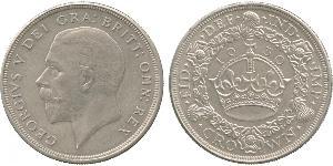 1 Crown Vereinigtes Königreich (1922-) Silber George V (1865-1936)