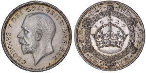 1 Crown Vereinigtes Königreich (1922-) Silber George V (1865-1936)