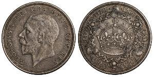 1 Crown Vereinigtes Königreich (1922-) Silber George V (1865-1936)