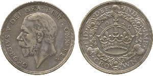 1 Crown Vereinigtes Königreich (1922-) Silber George V (1865-1936)