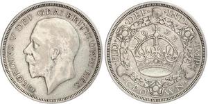 1 Crown Vereinigtes Königreich (1922-) Silber George V (1865-1936)