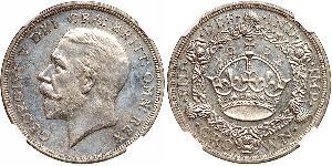 1 Crown Vereinigtes Königreich (1922-) Silber George V (1865-1936)