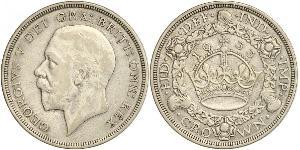 1 Crown Vereinigtes Königreich (1922-) Silber George V (1865-1936)