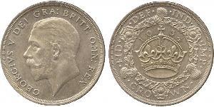 1 Crown Vereinigtes Königreich (1922-) Silber George V (1865-1936)