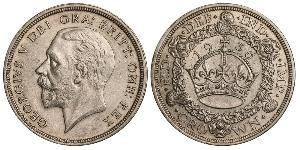 1 Crown Vereinigtes Königreich (1922-) Silber George V (1865-1936)