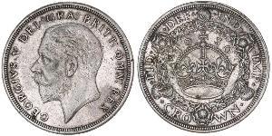 1 Crown Vereinigtes Königreich (1922-) Silber George V (1865-1936)