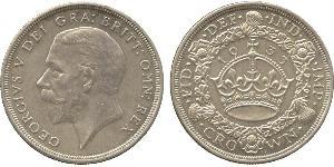 1 Crown Vereinigtes Königreich (1922-) Silber George V (1865-1936)