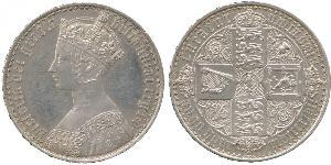 1 Crown Vereinigtes Königreich von Großbritannien und Irland (1801-1922) Silber Victoria (1819 - 1901)