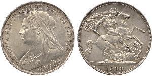 1 Crown Vereinigtes Königreich von Großbritannien und Irland (1801-1922) Silber Victoria (1819 - 1901)