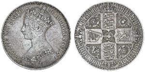 1 Crown Vereinigtes Königreich von Großbritannien und Irland (1801-1922) Silber Victoria (1819 - 1901)