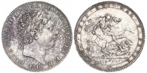 1 Crown Vereinigtes Königreich von Großbritannien und Irland (1801-1922) Silber Georg III (1738-1820)