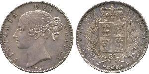 1 Crown Vereinigtes Königreich von Großbritannien und Irland (1801-1922) Silber Victoria (1819 - 1901)