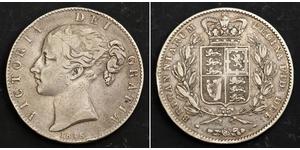 1 Crown Vereinigtes Königreich von Großbritannien und Irland (1801-1922) Silber Victoria (1819 - 1901)