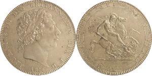 1 Crown Vereinigtes Königreich von Großbritannien und Irland (1801-1922) Silber Georg III (1738-1820)