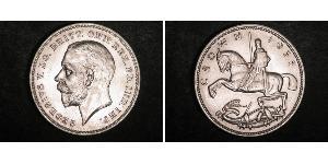 1 Crown Vereinigtes Königreich von Großbritannien und Irland (1801-1922) Silber George V (1865-1936)