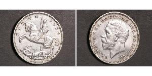 1 Crown Vereinigtes Königreich von Großbritannien und Irland (1801-1922) Silber George V (1865-1936)