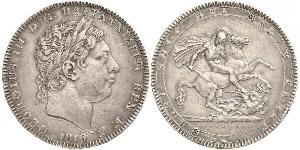 1 Crown Vereinigtes Königreich von Großbritannien und Irland (1801-1922) Silber Georg III (1738-1820)