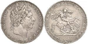 1 Crown Vereinigtes Königreich von Großbritannien und Irland (1801-1922) Silber Georg III (1738-1820)