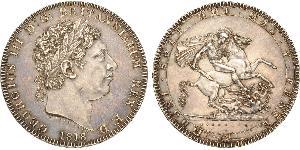 1 Crown Vereinigtes Königreich von Großbritannien und Irland (1801-1922) Silber Georg III (1738-1820)