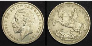 1 Crown Vereinigtes Königreich von Großbritannien und Irland (1801-1922) Silber George V (1865-1936)