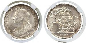 1 Crown Vereinigtes Königreich von Großbritannien und Irland (1801-1922) Silber Victoria (1819 - 1901)