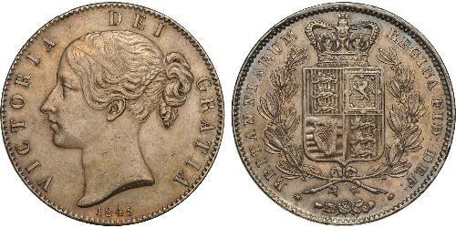 1 Crown Vereinigtes Königreich von Großbritannien und Irland (1801-1922) Silber Victoria (1819 - 1901)