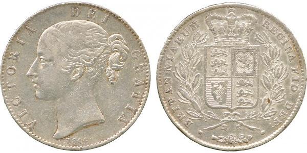 1 Crown Vereinigtes Königreich von Großbritannien und Irland (1801-1922) Silber Victoria (1819 - 1901)