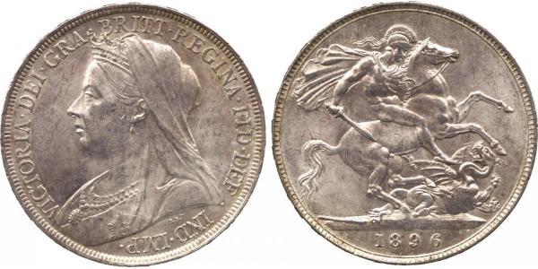 1 Crown Vereinigtes Königreich von Großbritannien und Irland (1801-1922) Silber Victoria (1819 - 1901)