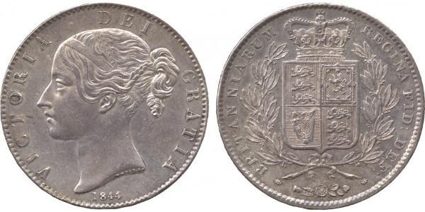 1 Crown Vereinigtes Königreich von Großbritannien und Irland (1801-1922) Silber Victoria (1819 - 1901)