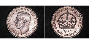 1 Crown Australia (1788 - 1939) Silver George VI (1895-1952)