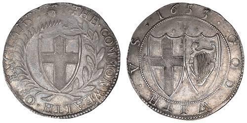 1 Crown Commonwealth of England (1649-1660) Silver 