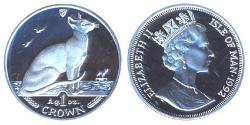 1 Crown Isle of Man Silver 