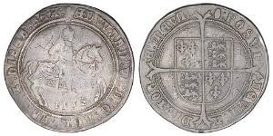 1 Crown Kingdom of England (927-1649,1660-1707) Silver Edward VI  (1537-1553)