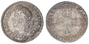 1 Crown Kingdom of England (927-1649,1660-1707) Silver James II (1633-1701)