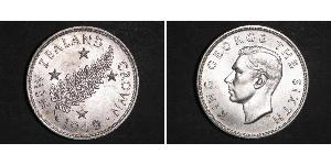 1 Crown New Zealand Silver George VI (1895-1952)